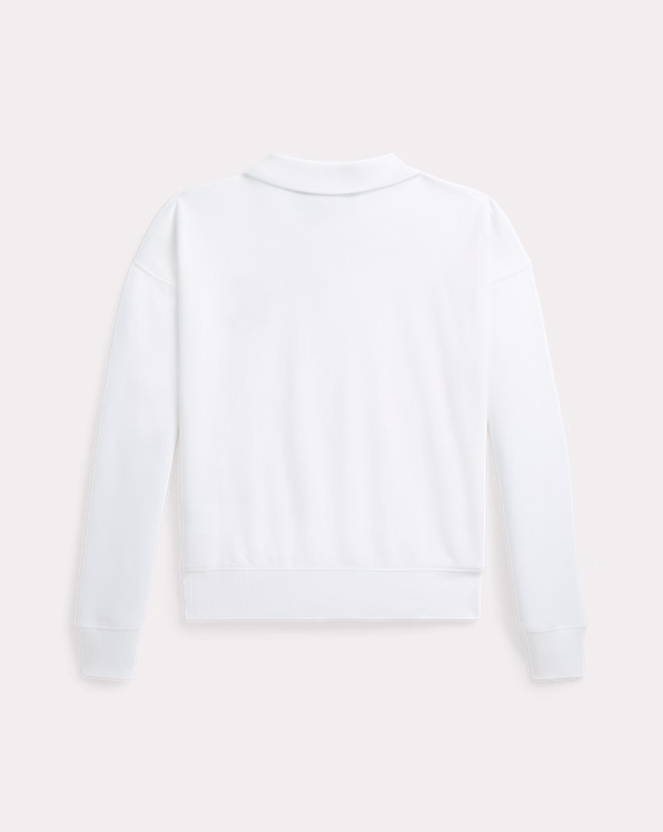 Logo French Terry Polo Sweatshirt