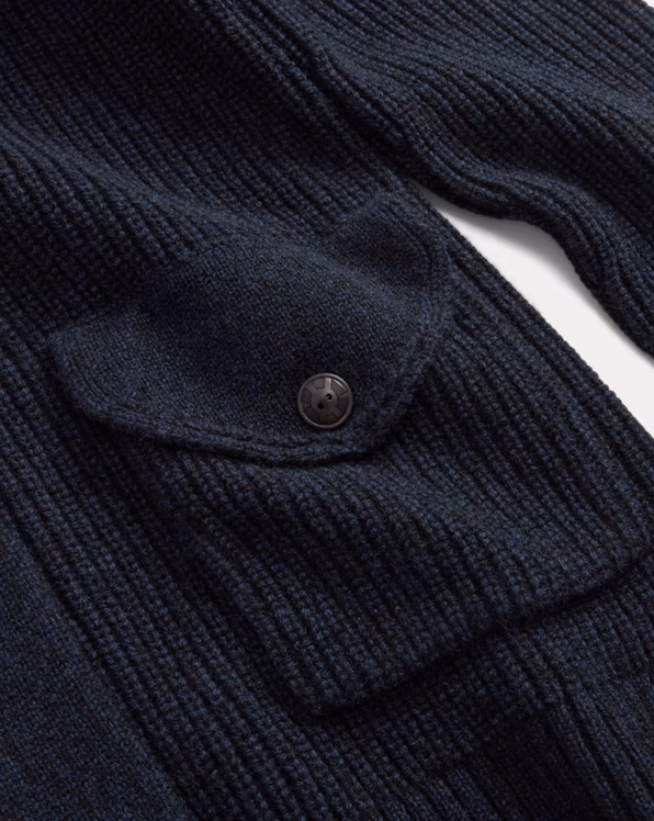 Cashmere Shawl Collar Cardigan