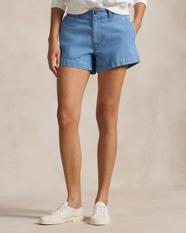 Cotton Denim Short