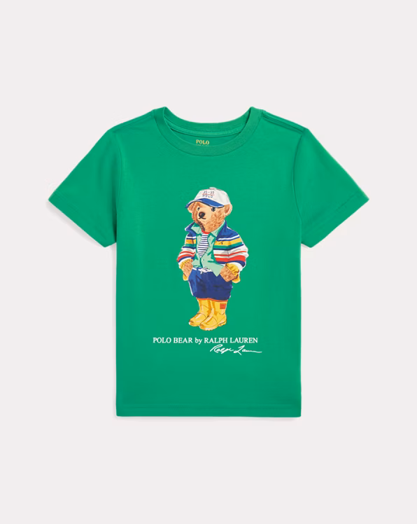 Polo Bear Cotton Jersey T-Shirt