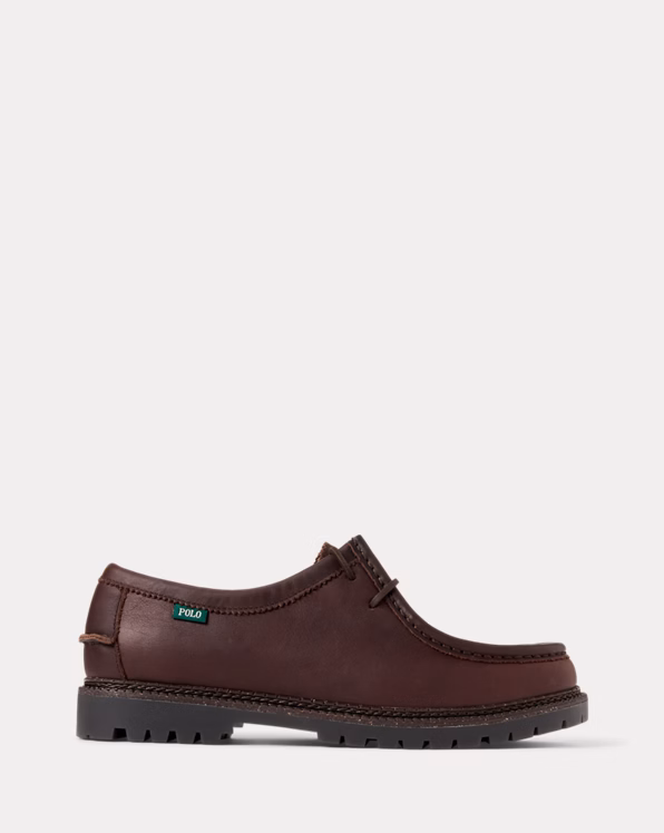 Jett Lug-Sole Leather Moc-Toe Shoe