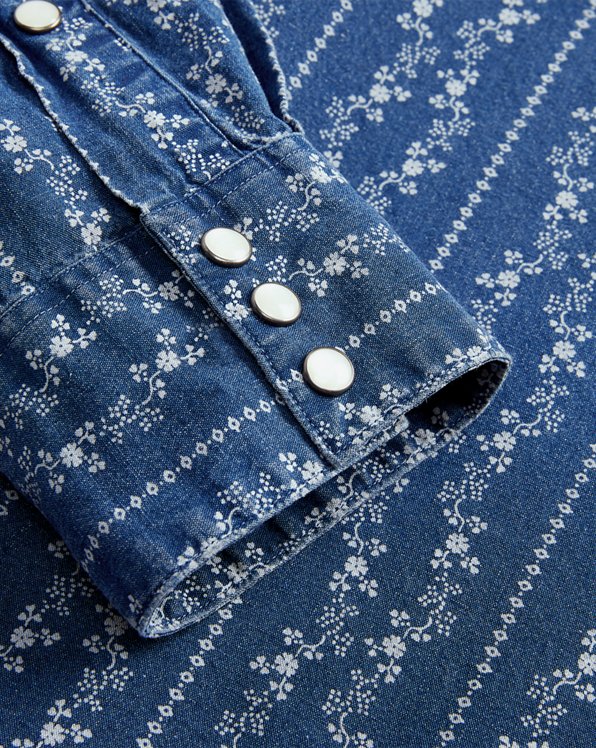 PRL x Naiomi Glasses Print Western Shirt