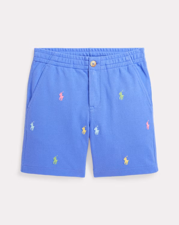 Polo Pony Cotton Mesh Short