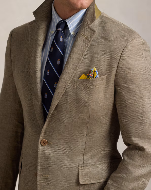 Polo Modern Herringbone Twill Blazer