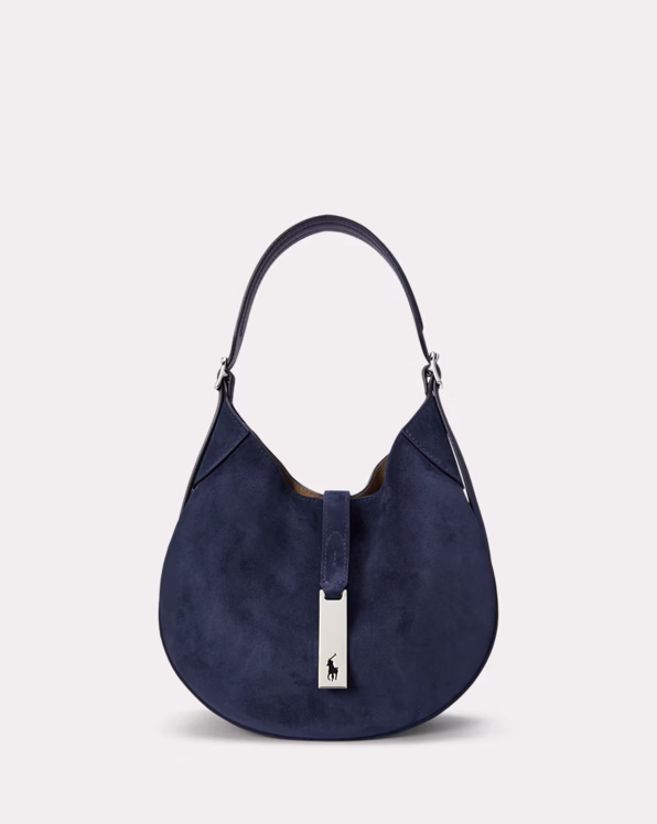 Polo ID Suede Small Shoulder Bag
