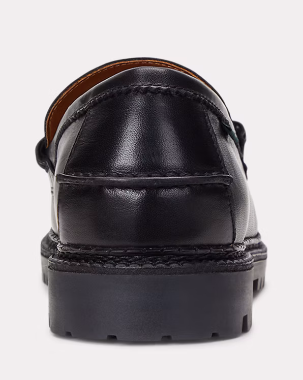 Jett Lug-Sole Leather Penny Loafer