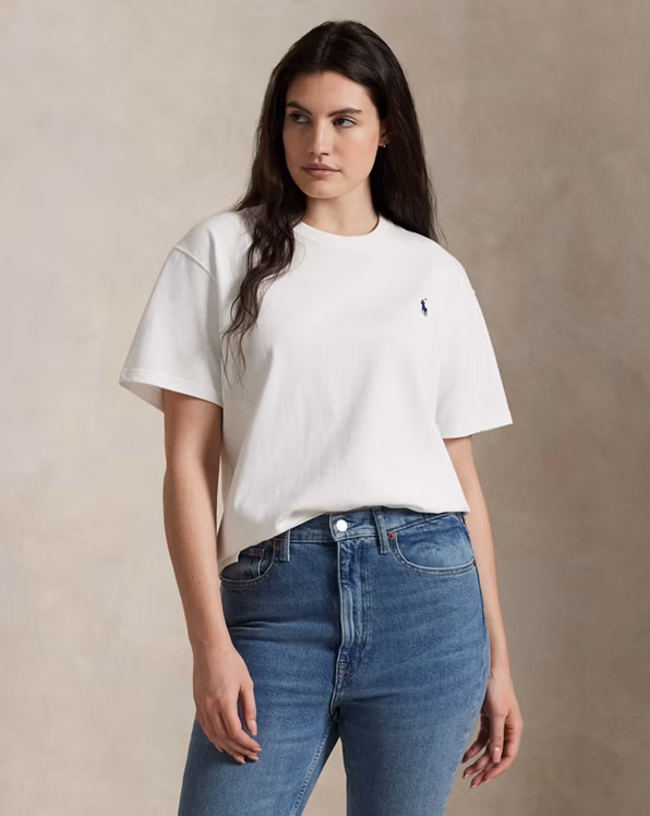 Relaxed Fit Cotton Jersey Tee