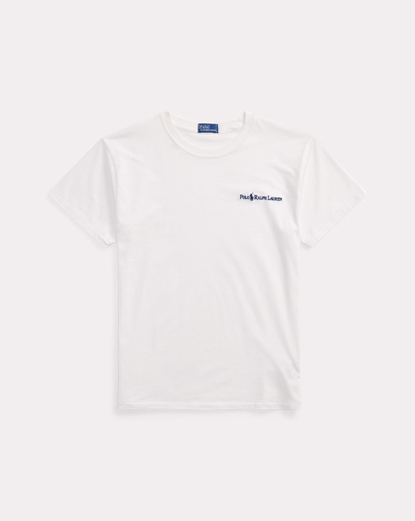 Logo Cotton Jersey Crewneck Tee