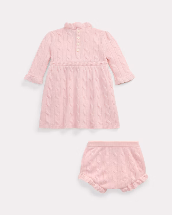 Cable-Knit Cashmere Dress & Bloomer