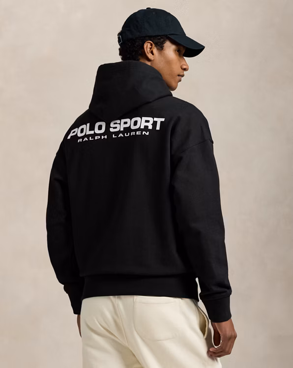 Relaxed Fit Polo Sport Fleece Hoodie