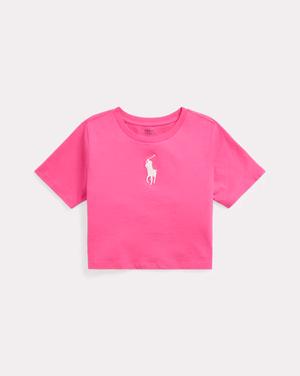 Big Pony Cotton Jersey Boxy T-shirt