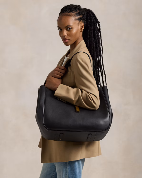 Polo ID Leather Large Tote