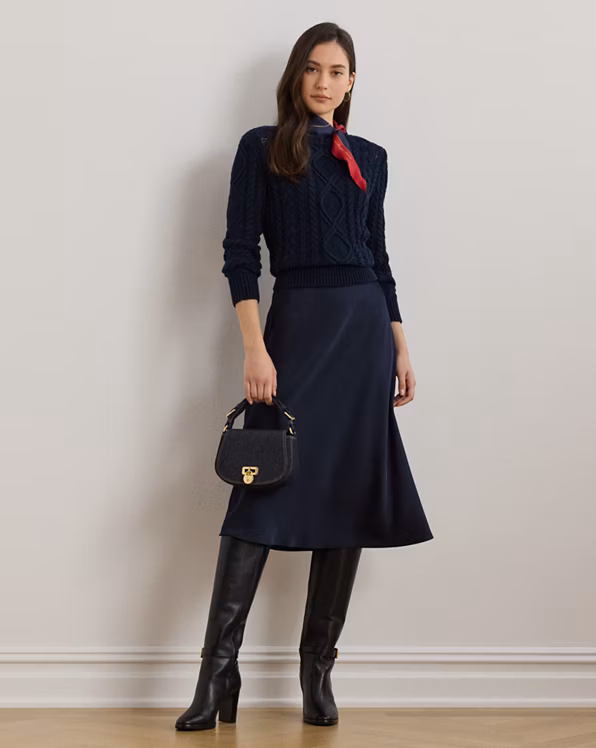 Denim Medium Tanner Crossbody Bag