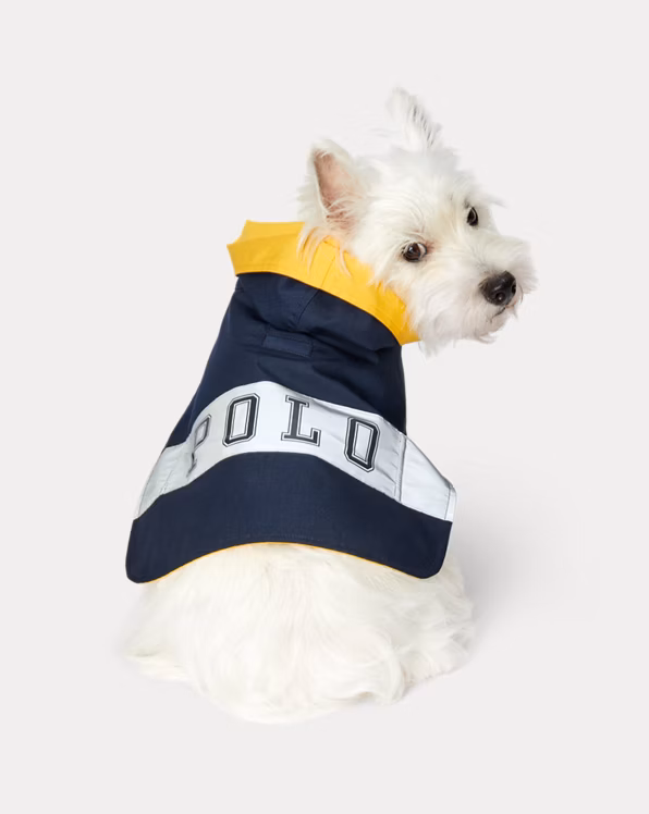 Canvas Logo Dog Raincoat