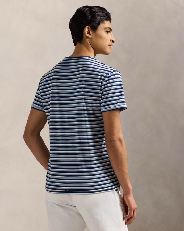 Classic Fit Striped Jersey T-Shirt