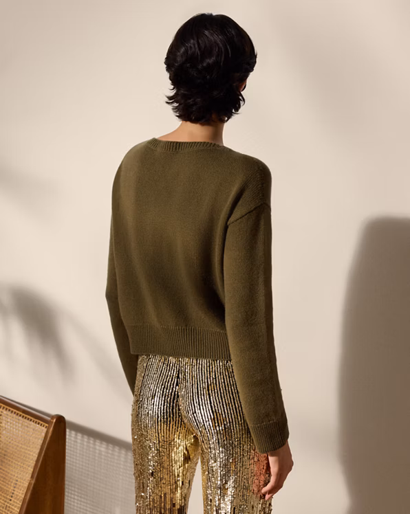 Oversize Cashmere Boatneck Jumper
