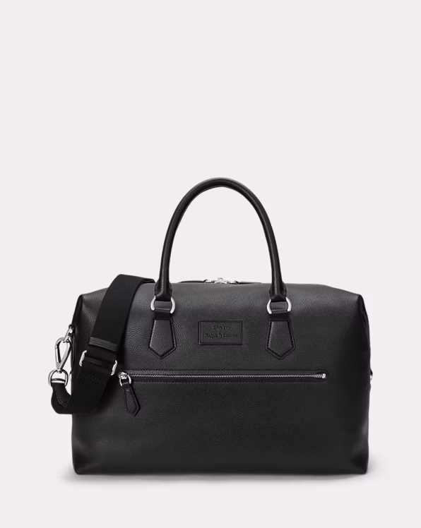 Pebbled Leather Duffel