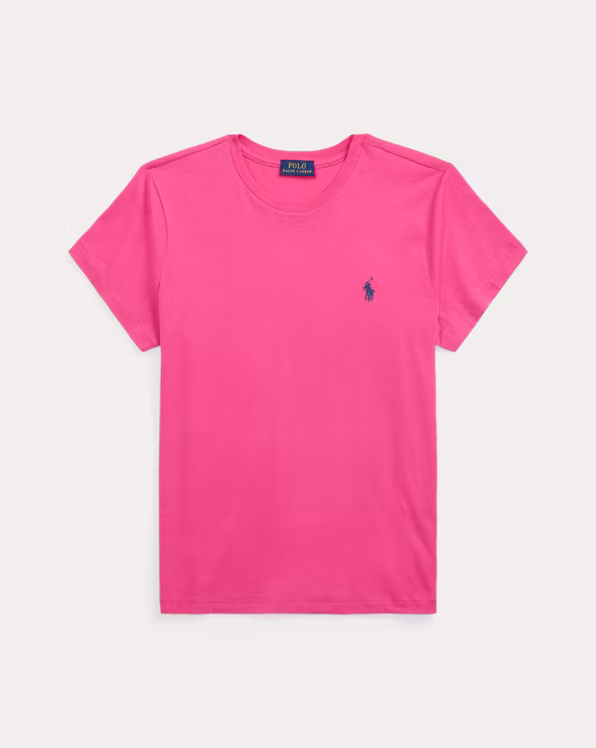 Cotton Jersey Crewneck T-Shirt