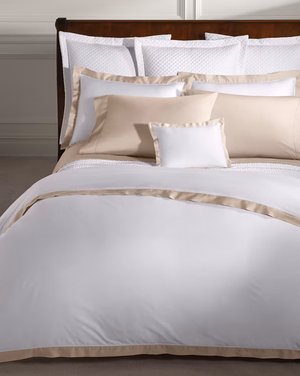 Cotton Sateen Border Duvet Cover