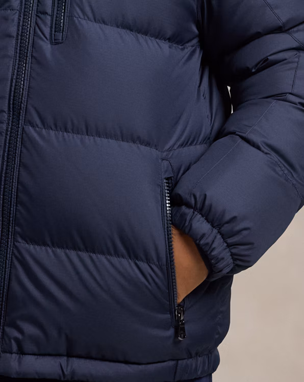 Ripstop Down Hooded Jacket