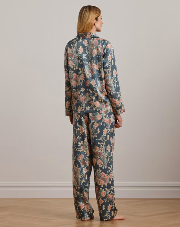 Floral Satin Sleep Set