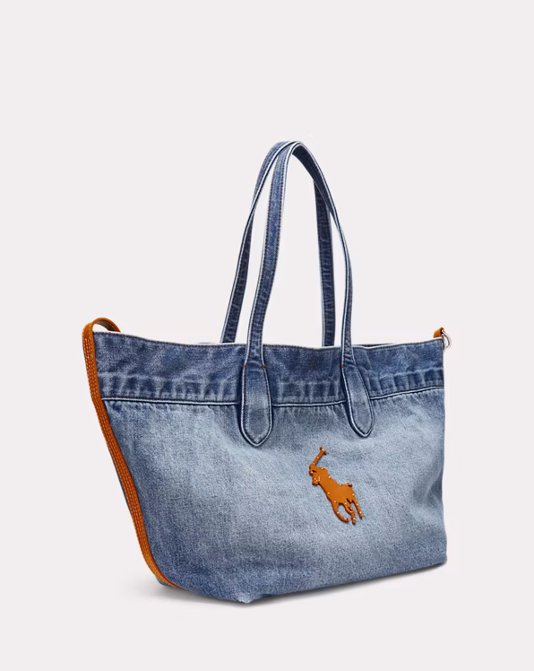 Big Pony Denim Medium Bellport Tote