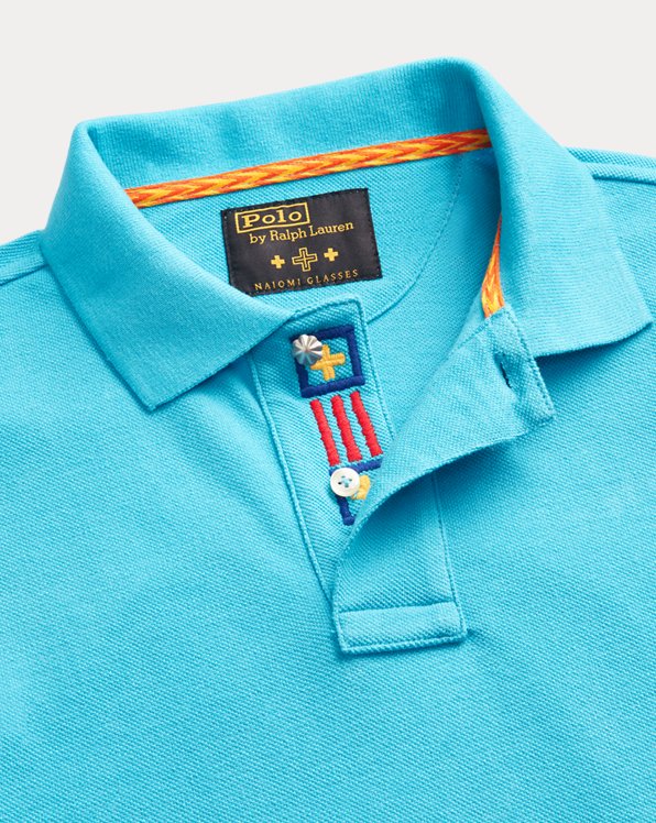 PRL x Naiomi Glasses Mesh Polo Shirt