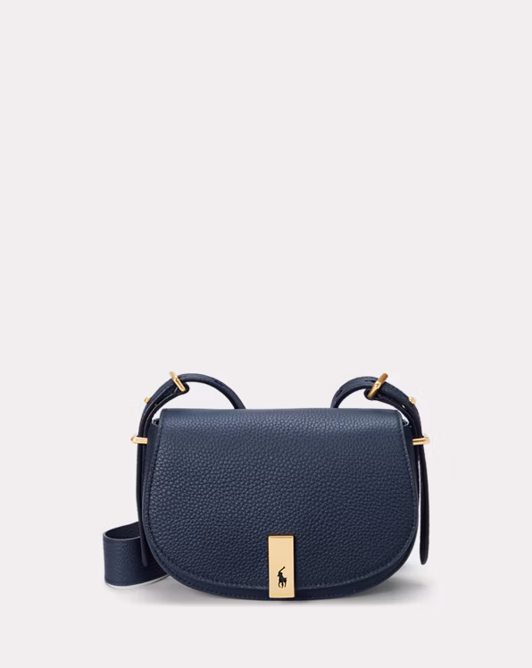 Polo ID Leather Mini Saddle Bag