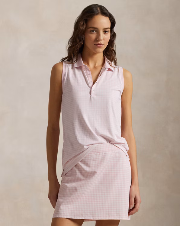 Tailored Fit Sleeveless Polo Shirt