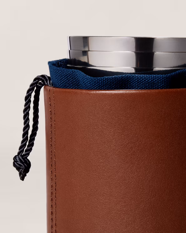 Archer Leather Wine Tote