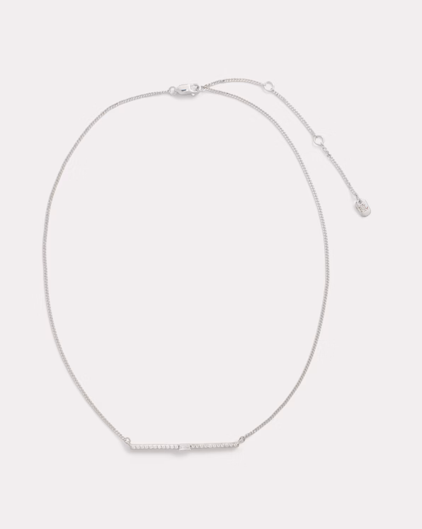 Sterling Silver Cubic Zirconia Necklace