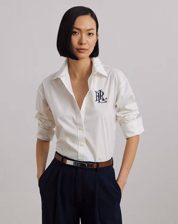 Relaxed Fit Stretch Cotton Shirt