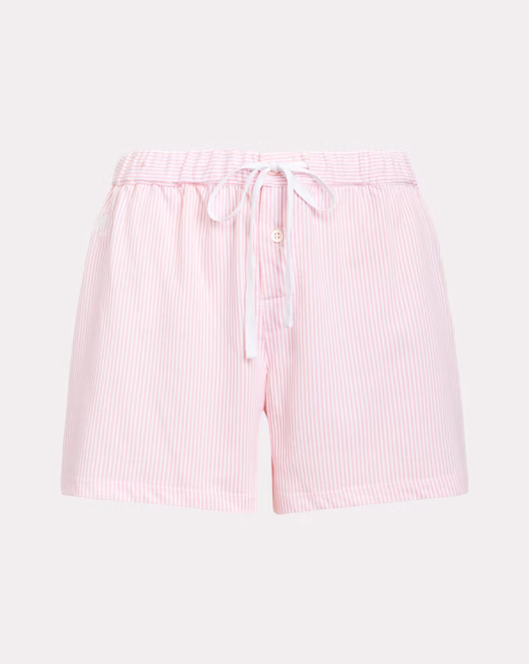 Striped Cotton Jersey Sleep Short