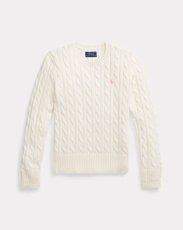 Cable-Knit Cotton Jumper