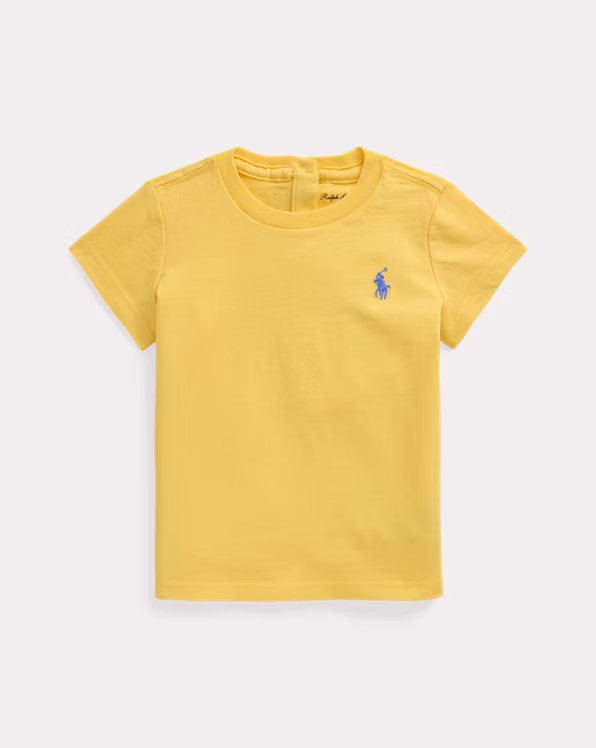 Cotton Jersey Crewneck T-Shirt