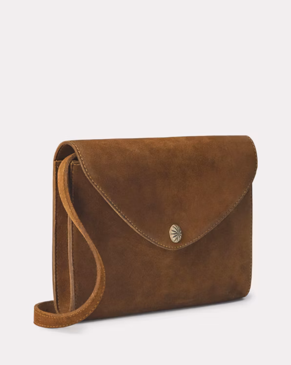 Roughout Suede Crossbody Bag