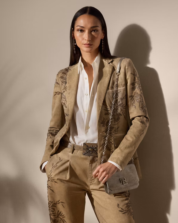 Parker Embellished Cotton Chino Jacket