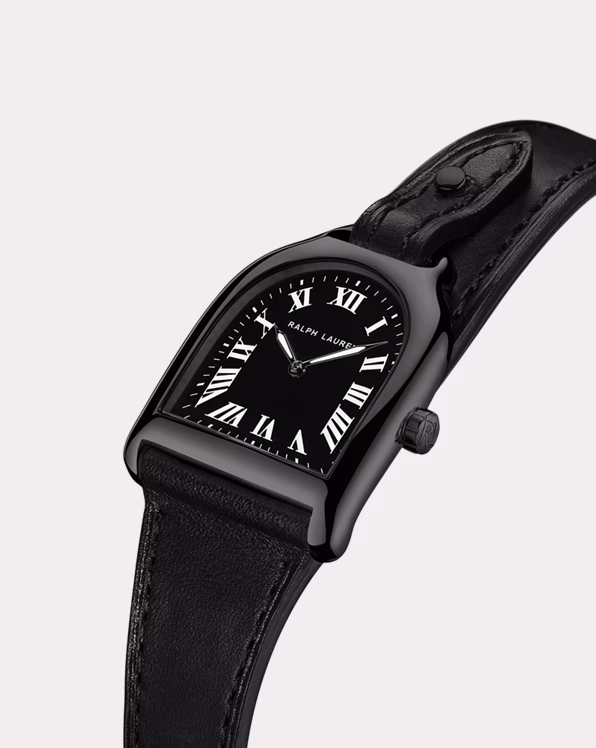 Small Steel Black Finish Watch