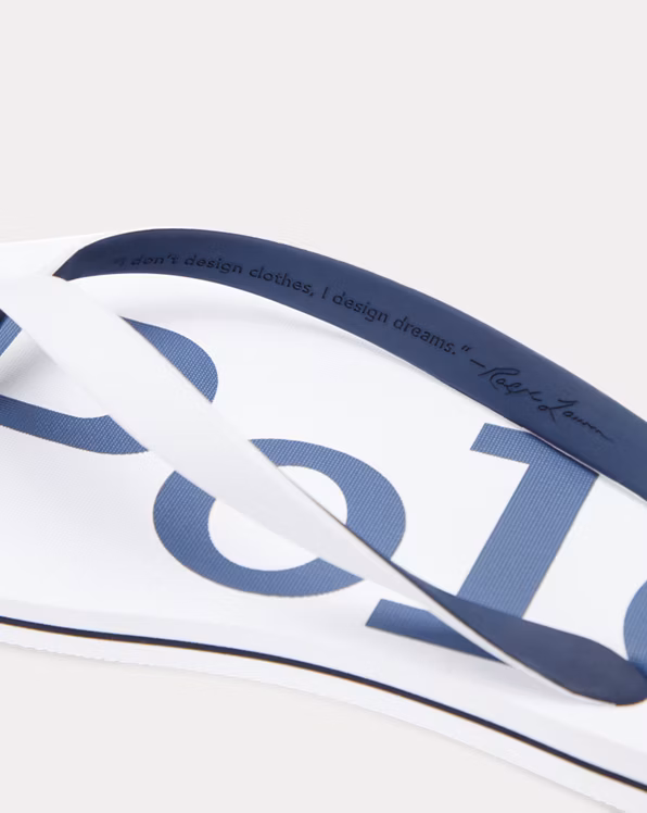 Bolt Logo Flip-Flop