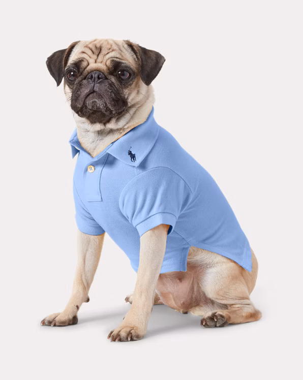 Cotton Mesh Dog Polo Shirt