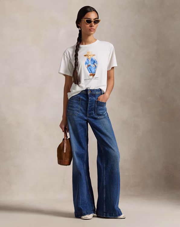 Polo Bear Cotton Jersey T-Shirt