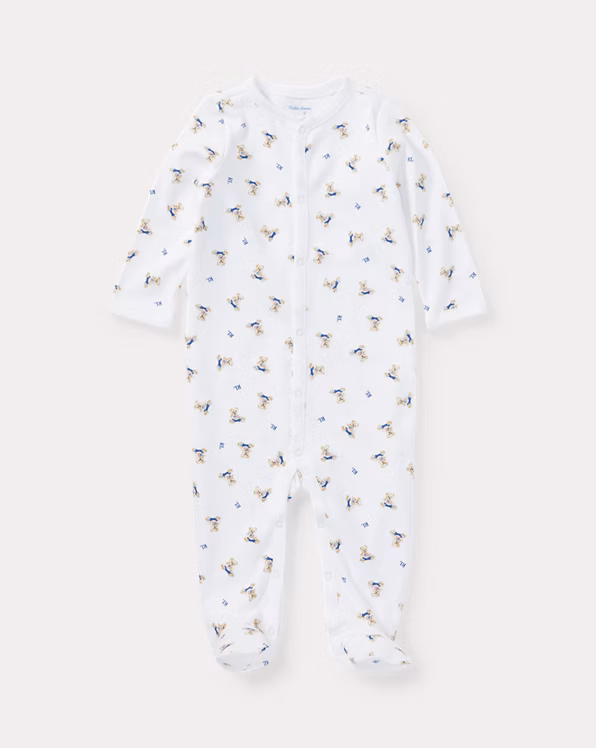 Polo Bear Cotton Coverall