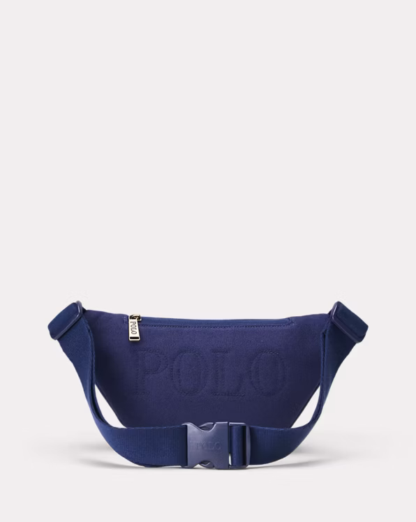 Flag-Appliqué Canvas Waistpack