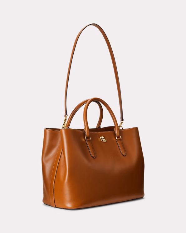 Leather Large Marcy Satchel