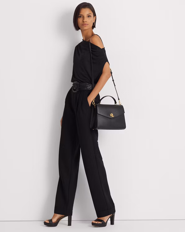 Leather Medium Farrah Satchel