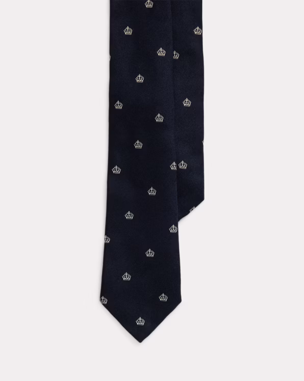 Silk-Cashmere Club Tie