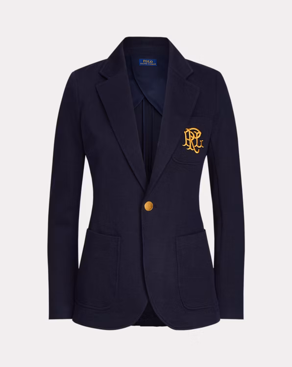 Double-Knit Jacquard Blazer