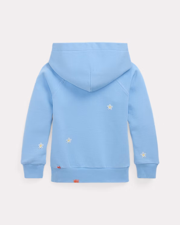 Floral Cotton Terry Hoodie