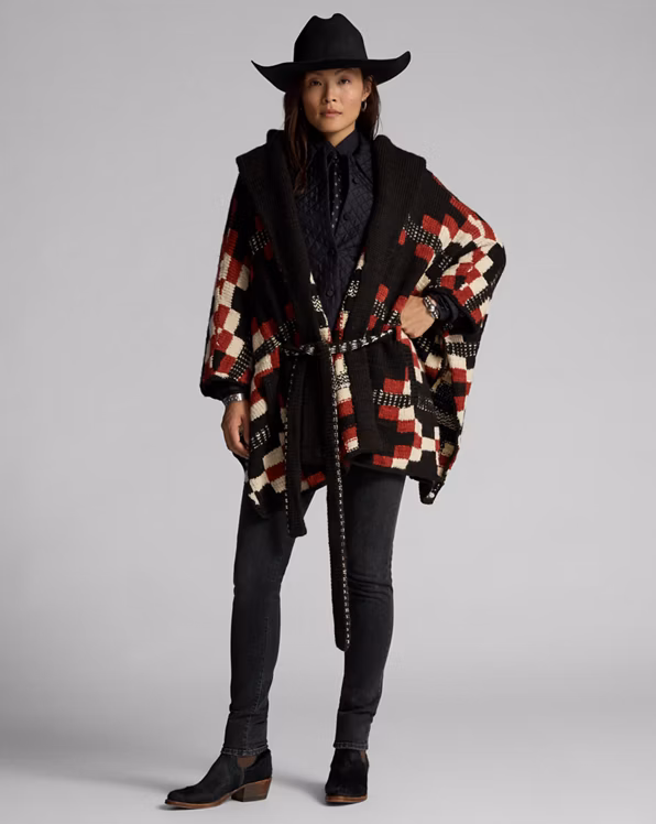 RRL x Zefren-M Hooded Wrap Cardigan