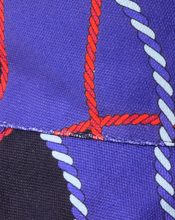 Rope-Print Reversible Cotton Bucket Hat